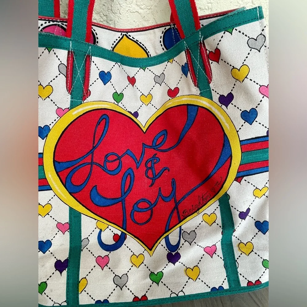 Brighton Multicolor Heart Tote